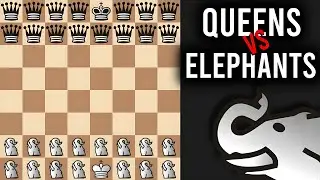 QUEEN'S ARMY vs ELEPHANT'S ARMY ║ Fairy Chess Part 9