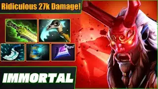 Immortal Grimstroke Soft Support Wild 27k Damage! Dota 2 DotaPulse Full Gameplay