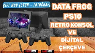 15000 OYUN VE DİJİTAL &Ccedil;ER&Ccedil;EVE BİR ARADA ENTERESAN BİR CİHAZ  | DATA FROG PS10 📸 🕹