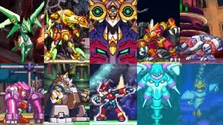 Megaman ZX - ALL BOSSES - CUTSCENES CINEMATICS + ALL ENDINGS ⚔️