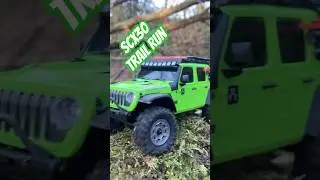 Testing the Axial scx30 in the Woods🌲A seriously Cool Micro RC crawler- Review coming soon #axial