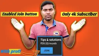 [हिन्दी] How to Apply Membership? | 4k subscriber and get join button on Youtube | 2020 strategy🔥🔥