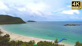 🇹🇭 Look Lom beach at Koh Samae San in Sattahip, ChonBuri Thailand Relaxing music หาดลูกลม เกาะแสมสาร