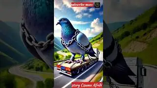 monkeys helped the pigeon 😭| story of a pigeon and monkeys. story Osama Afridi #shots
