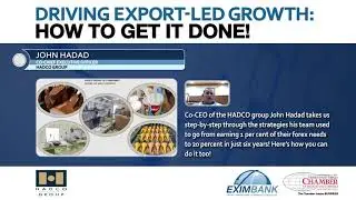 DRIVING EXPORT LED GROWTH   JOHN HADAD   A
