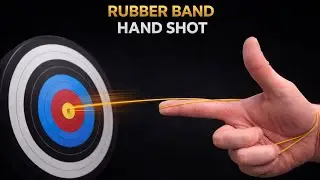rubber band hand gun trick tutorial