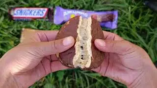 ASMR Snickers Chocolate 🍫 | Unwrapping, Breaking & Eating Sounds