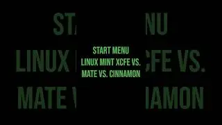 Start Menu Of Different 'Flavours' Of Linux Mint #shorts