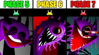 New Phase 5 VS Phase 6 VS Phase 7 in Incredibox Sprunki