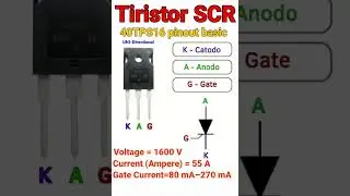 40TPS16 SCR (Thyristor) Explained | Pinout, Working  | 1600V 55A | #shorts