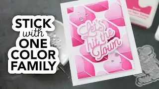 Make a monochromatic card (and step it up with these tips!)