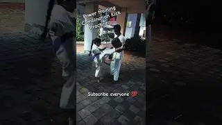 Power training Combination Kick Practice💯 By Sensei Sayandip Saha Students🧘#shorts#viral #shortsfeed