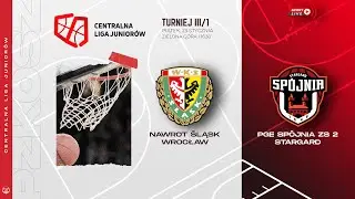 Nawrot Śląsk Wrocław - PGE Sp&oacute;jnia ZS 2 Stargard (CLJ)