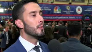 Rick Palacio, Chair of Colorado Democratic Party after GOP Boulder Debate