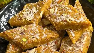 शब ए बारात स्पेशल चने की दाल का कतली वाला हलवा | Chane Ki Dal Ka Katli Wala Halwa | Chane Dal Barfi 