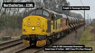 Trains At Northallerton - East Coast Main Line - In January 2026