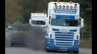 TRUCKFEST 🇬🇧 Original Newark UK 2024 | Trucks leave | scary V8 sound compilation | best shot