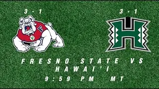 Fresno State vs Hawai'i Football Game Preview