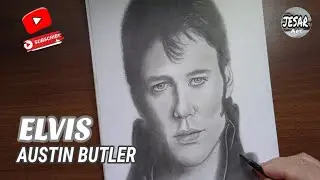 Drawing ELVIS: Austin Butler | jesar art