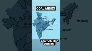 Coal Mines of India #india #map #upsc #shortvideo #shortsfeed #coalindia
