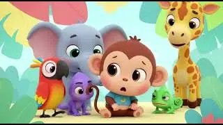 Jungle Animal Story for Kids 🐯🌈 | Moral Story | Fun Cartoon Animation