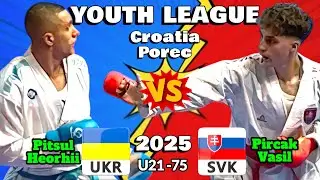 PITSUL Heorhii (UKR) 🇺🇦 vs PIRCAK Vasil (SLK) 🇸🇰 | 2025 Youth League Croatia | U21 -75kg