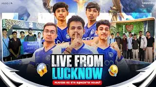 #5 IRL LIVE WITH CREATORS & PLAYERS 🚀| FFMIC LUCKNOW LAN 🔥