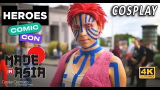 Heroes Comic Con Belgium + Made In Asia 2023 in Brussels - 4k Cosplay Music Video