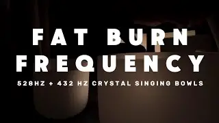 Extremely Powerful Weight Loss Frequency: Pure 528Hz Sound + 432Hz Crystal Singing Bowls #fatburn
