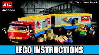 LEGO Instructions &ndash; Villy Thomsen Truck &ndash; 4000008 LEGO INSIDE TOUR