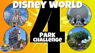 Walt Disney World one day 4 Park Challenge 2023