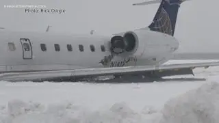 Plane goes off runway in Presque Isle
