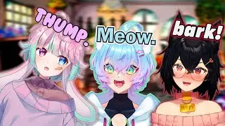 Bunny, Kitty, & Puppy cause absolute CHAOS | Thump N’ Bark (Ft. @ShizuVtuber & @LineChuu)