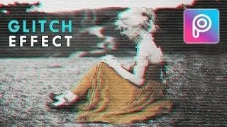 GLITCH Effect in PICSART NEW