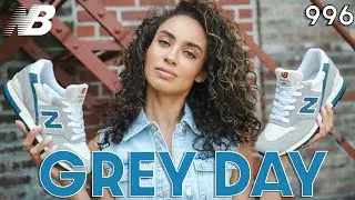 Another TIMELESS pair! NEW BALANCE 996 GREY DAY On Foot Review and How to Style (Outfits)
