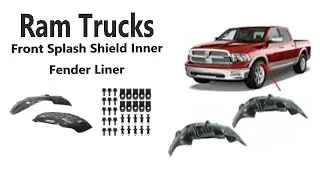 Ram Front Fender Liner Splash Guard Install | OEM vs Aftermarket