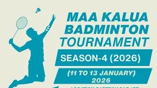 My 1st outdoor tournament at maa kalua Badminton [season_4]