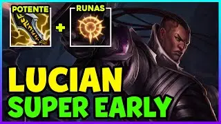 🔥 *LÍNEA PERFECTA* COMO JUGAR LUCIAN ADC S14 GUÍA ESPAÑOL | TEMPORADA 14 LOL 2024