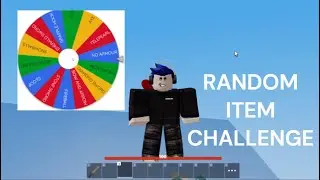 Random Item Challenge In Roblox Bedwars