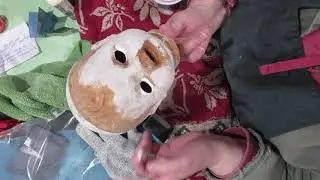the broken doll -- Sanding ,then putty ,then sanding then ...