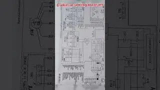 Daikin ac wiring daigram #daikinairconditioning #shots