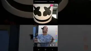 Marshmello and Halsey on instagram live