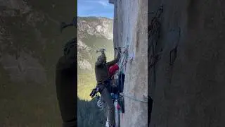 Teaching Gravity labs how to hand drill a bolt! 💥🔨 #climbing #yosemitenationalpark #rockclimbing