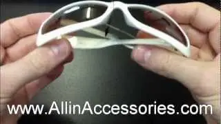 Moda Collection Unisex Venice White Brown Rock & Roll Sunglasses