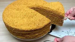 СУПЕР НЕЖНЫЙ, МЯГКИЙ МЕДОВЫЙ ТОРТ/SUPER SMOOTH, SOFT HONEY CAKE