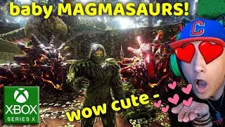 Baby Magmasaurs 🔥 Cute but Deadly ~ ARK: Survival Evolved S6 Ep31