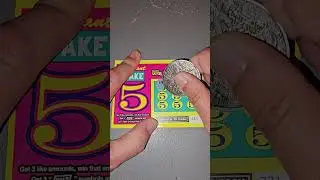 Новый мгновенный лотерейный билет Take 5 NYC NY Lottery Scratch Off Ticket, в котором 5 раз побеж...