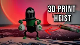 ASMR | I 3D Printed, Painted & Assembled the SpongeBob Robber Fish (INSANE RESULT!)