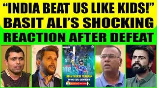 &ldquo;INDIA BEAT US LIKE KIDS!&rdquo; &ndash; BASIT ALI&rsquo;S SHOCKING REACTION AFTER DEFEAT