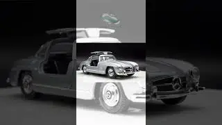 Rusty to Royalty: 300SL Gullwing Transformation ✨ #asmr #restoration #mercedesbenz #repaint